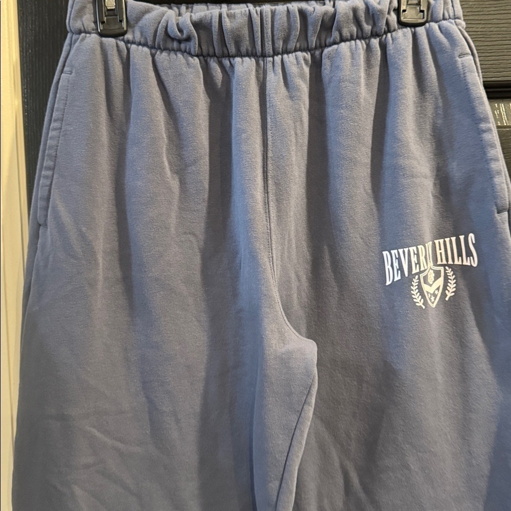 Hollister Blue Graphic Sweatpants - Picture 2 of 5